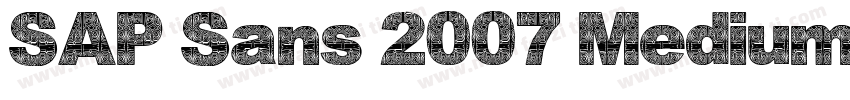 SAP Sans 2007 Medium字体转换